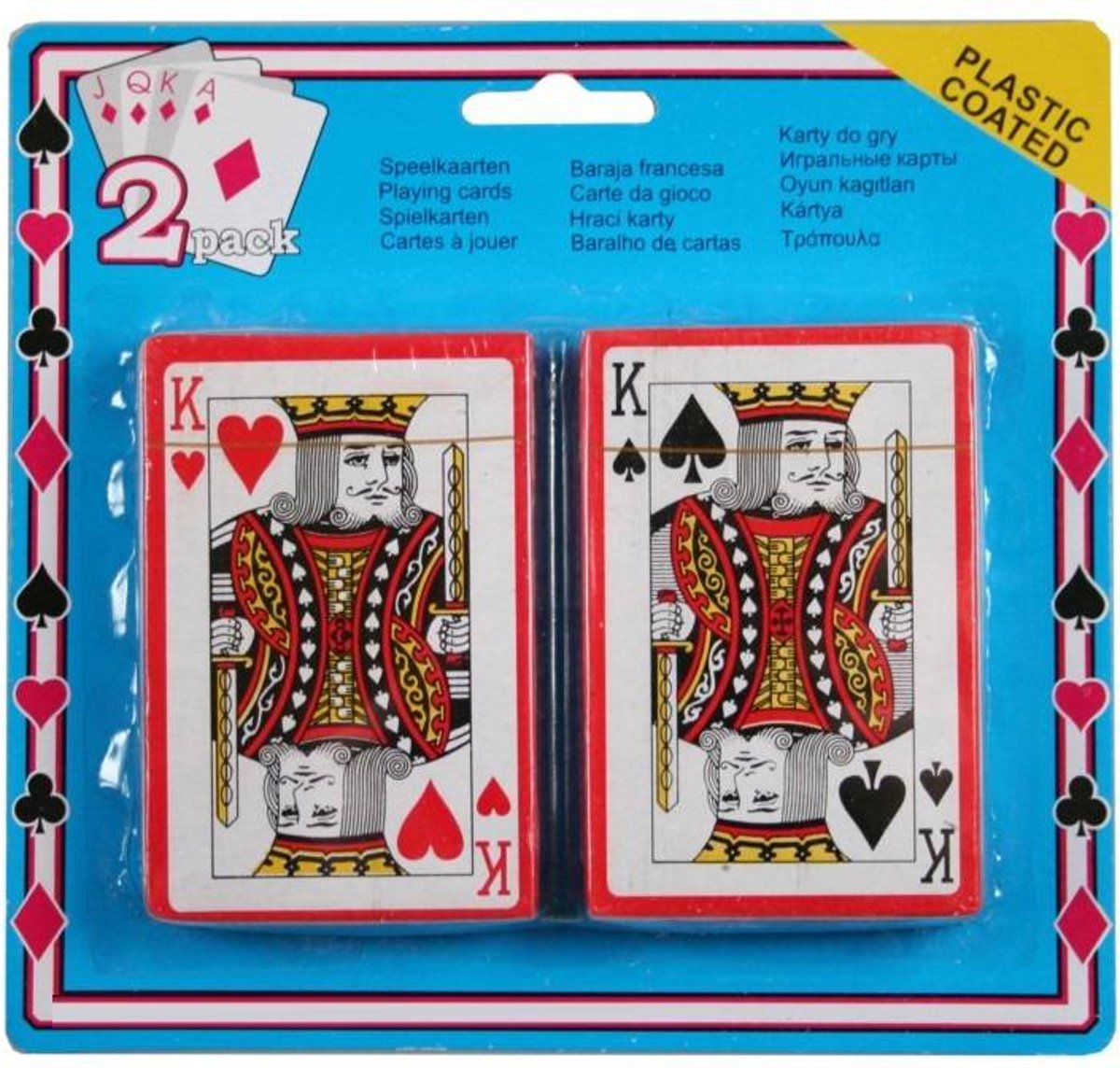 B-Deal Speelkaarten Geplastificeerd ( 2 pakjes)