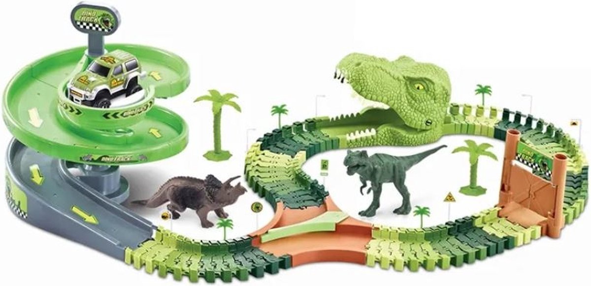   Dino   – 72 delig Dinosaurussen achtbaan Speelgoed Cadeau Kerst