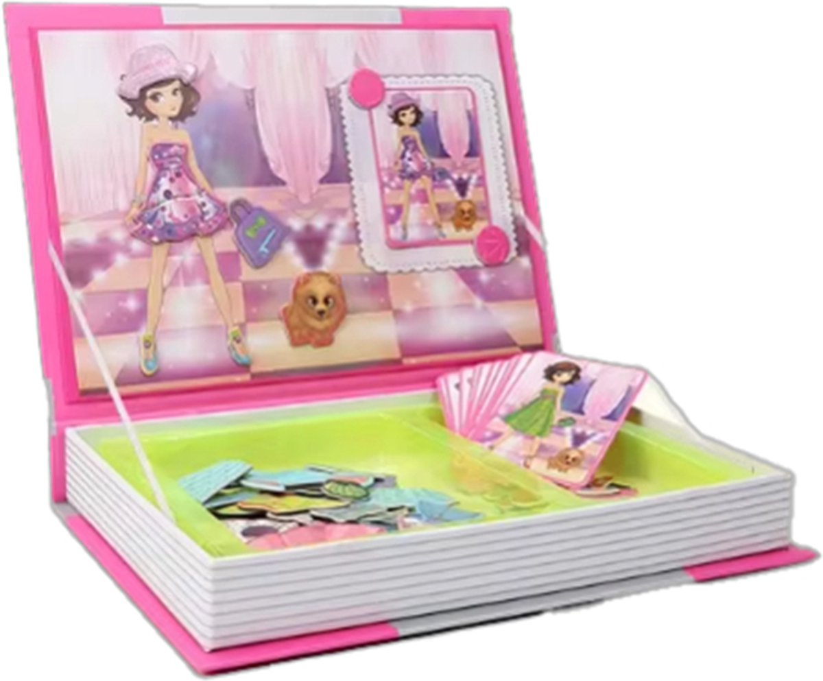 B-Joy Magnetic book Princess - Magneetboek Speelset Puzzel Speelgoed - Geschikt vanaf 3 Jaar