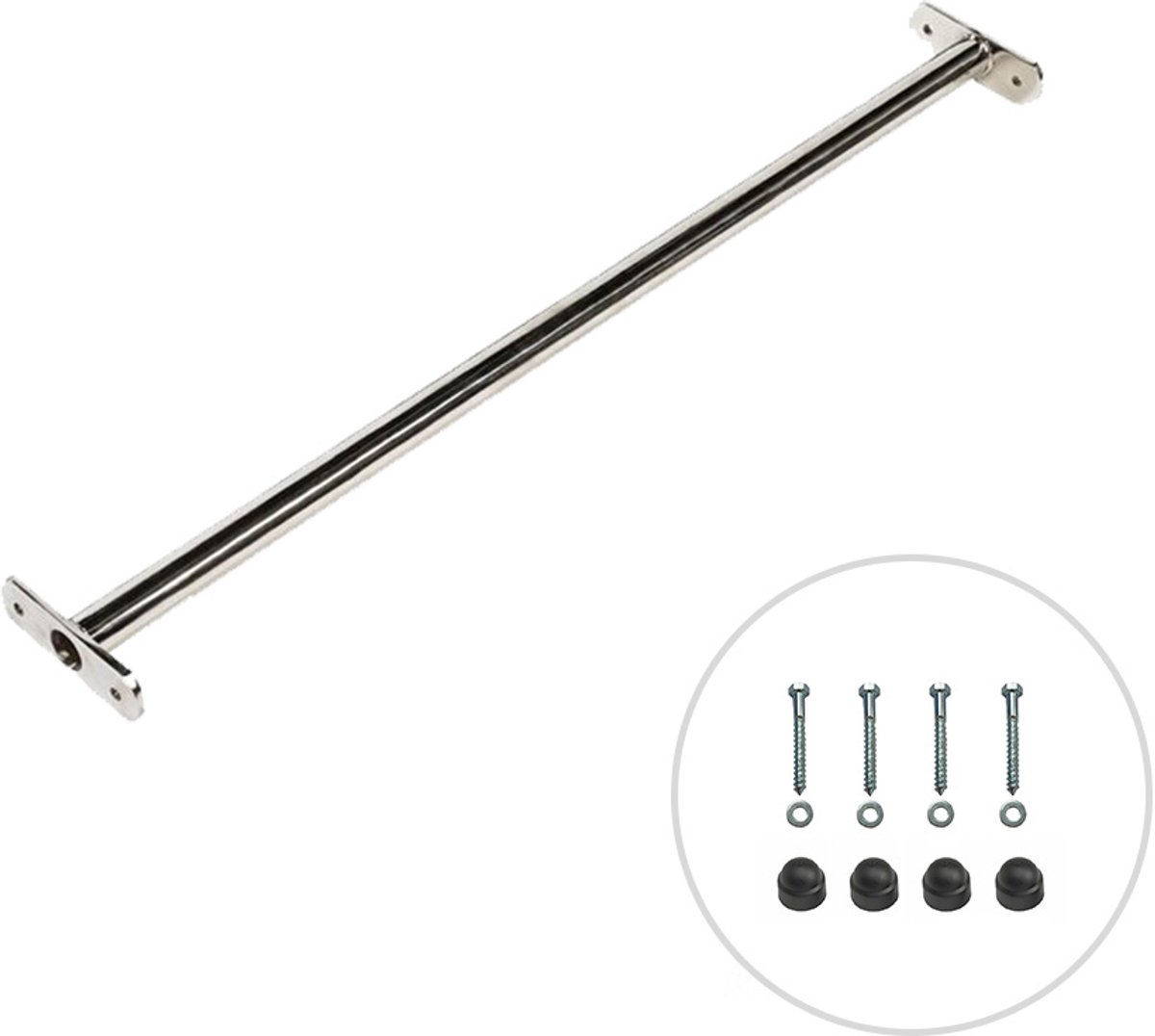 B-Play Duikelstang 90cm RVS