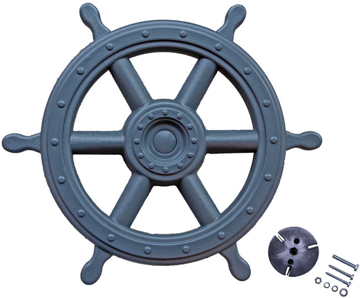 B-Play piratenstuur groot Antraciet