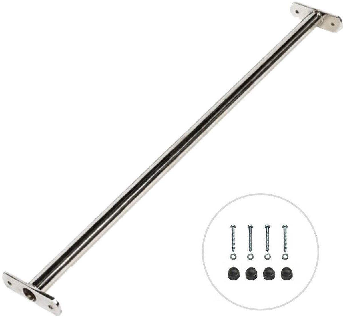 Duikelstang 150 cm RVS Premium