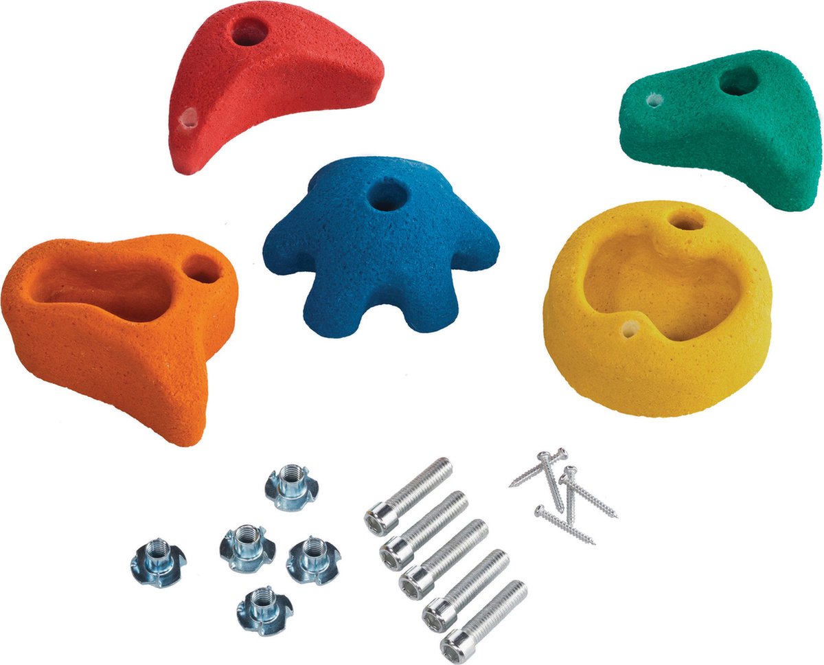 Klimstenen Medium set van 5 stuks Multicolor Openbaar