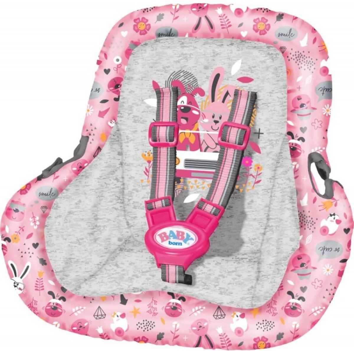 BABY born Autostoel - Poppenvervoersmiddel 36 + 43 cm