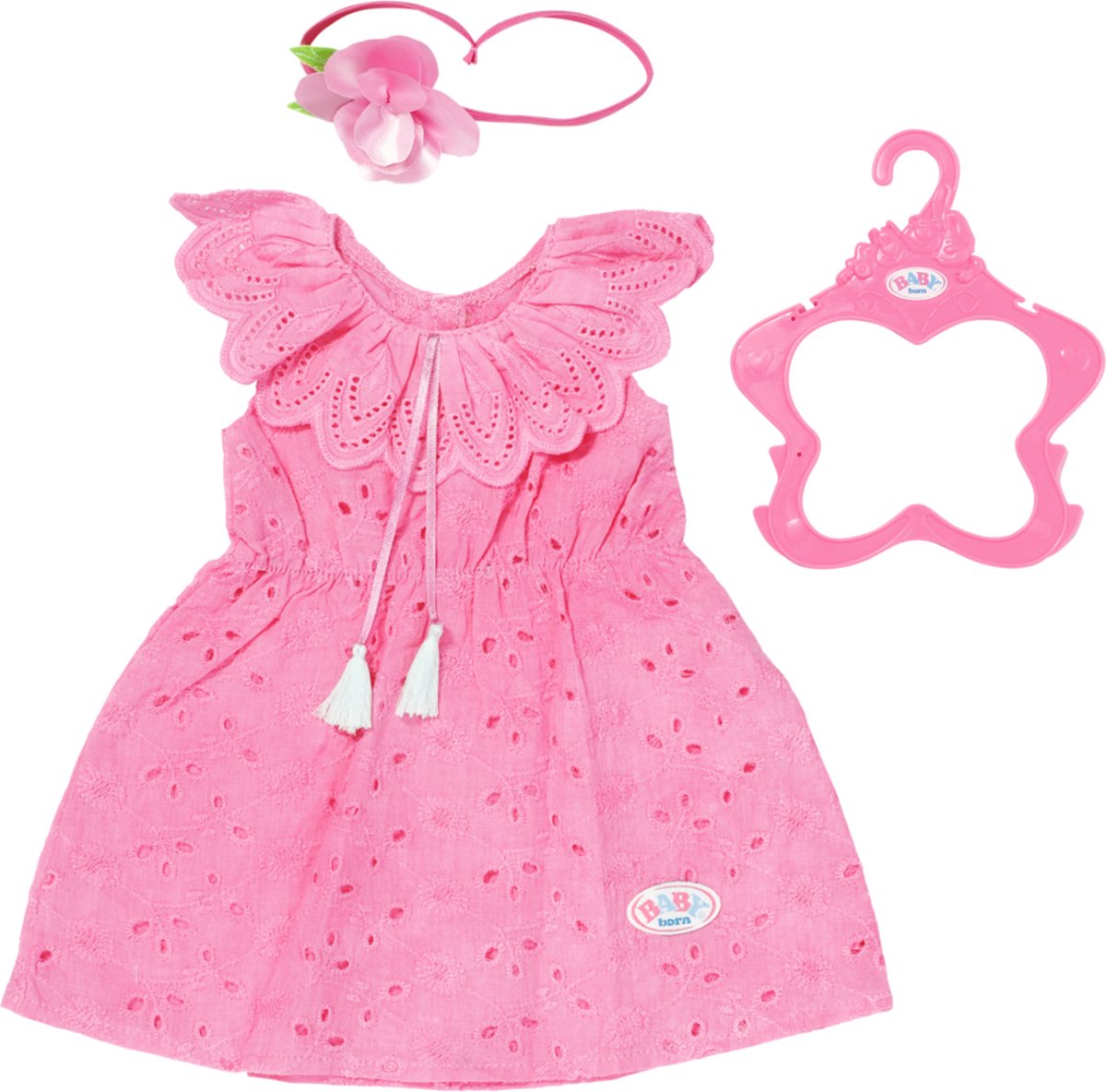 BABY born Trendy Bloemenjurk - Poppenkleding 43 cm
