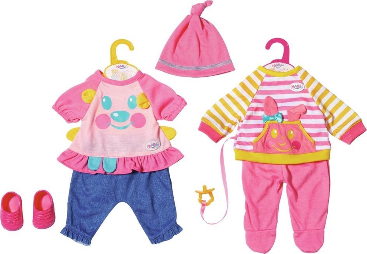 Baby Born Outfit 4-delig Assorti