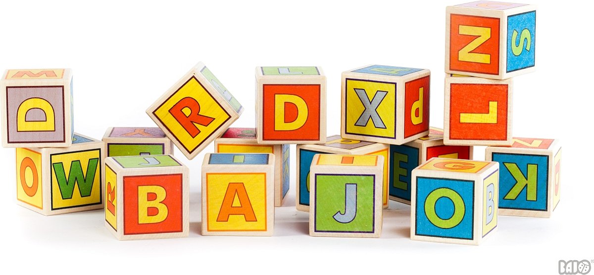 Bajo Alphabet blocks