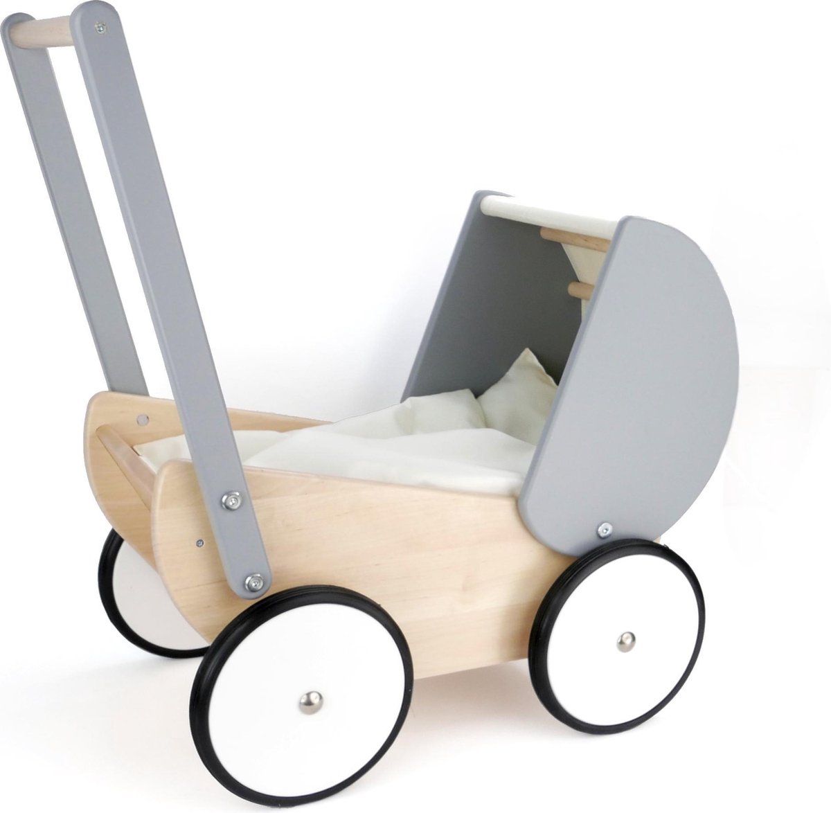 Bajo Doll’s pram – grey