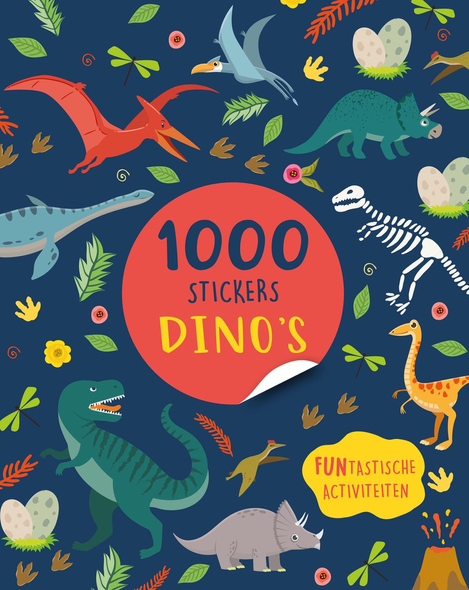 1000 stickers dinos