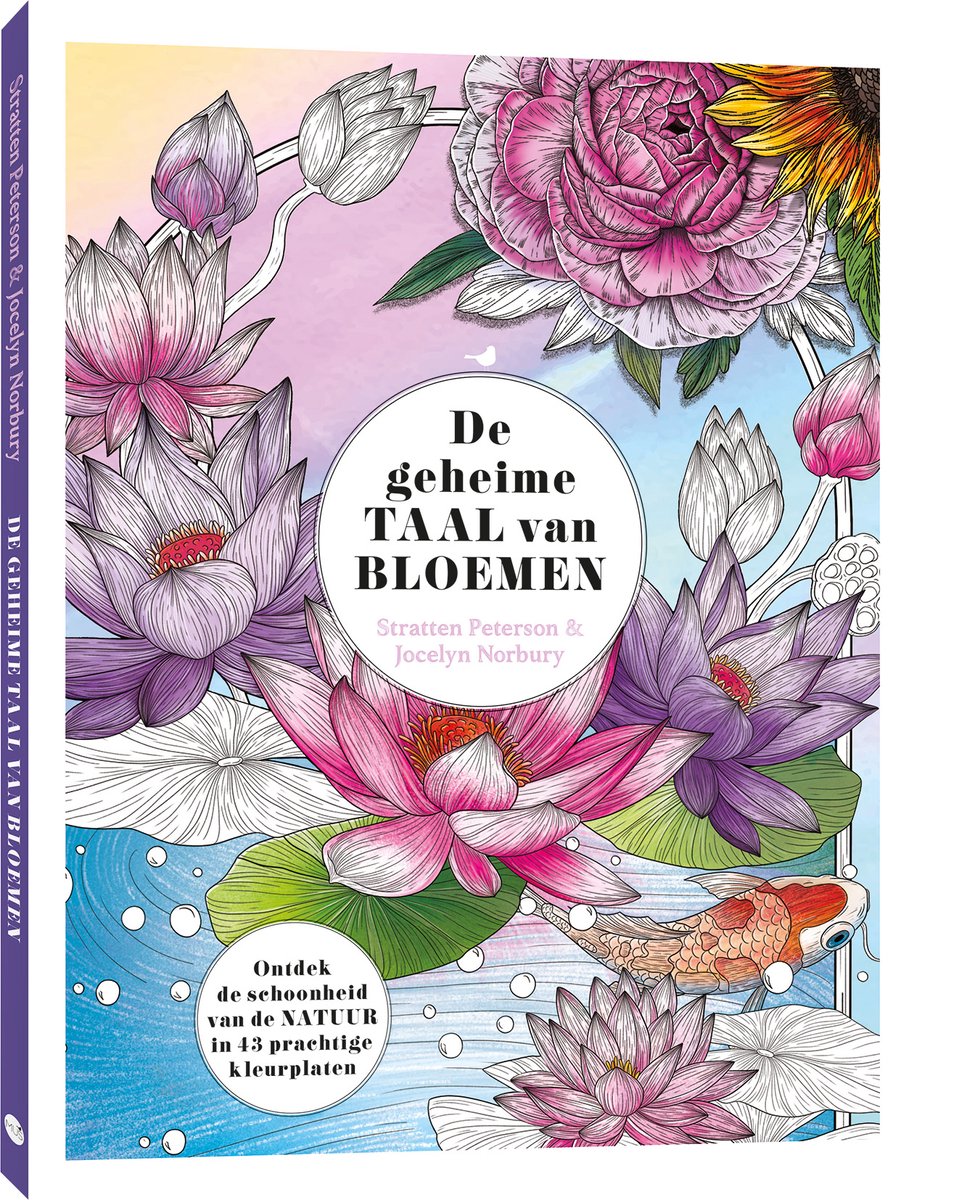 De geheime taal van bloemen - Kleurboek voor volwassenen