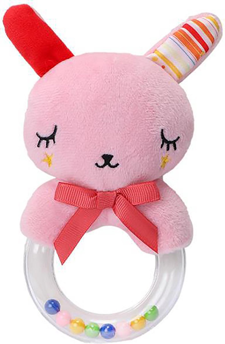 Bbsky  rammelaar/ speelgoed/ speeltjes/ kerstcadeau voor baby/Cartoon Pluche Dier Rammelaar Bel Wandelwagen Baby Winkelwagen Opknoping Windgong Muzikale Hand Shaker Speelgoed / konijn