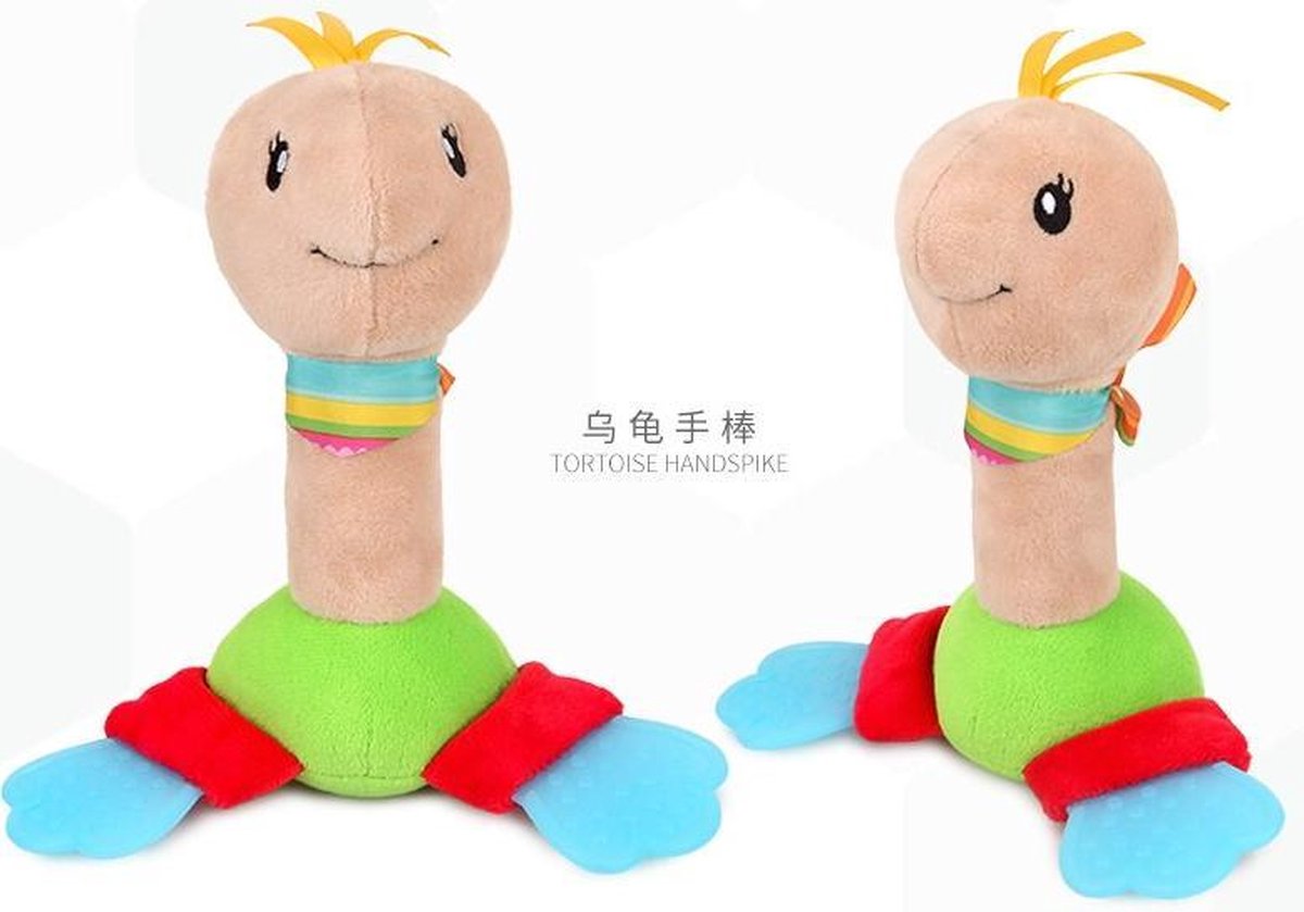 Speelgoed/ Speeltje/ Bijtring/ Bijtspeelgoed Baby Bell Bijtring Bed Opknoping Dier Rammelaar  Genoemd Muziek Speelgoed (Pluche)/ Schildpad