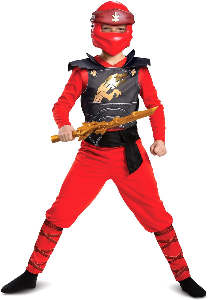 Vegaoo - Ninjago Kai kostuum set kinderen