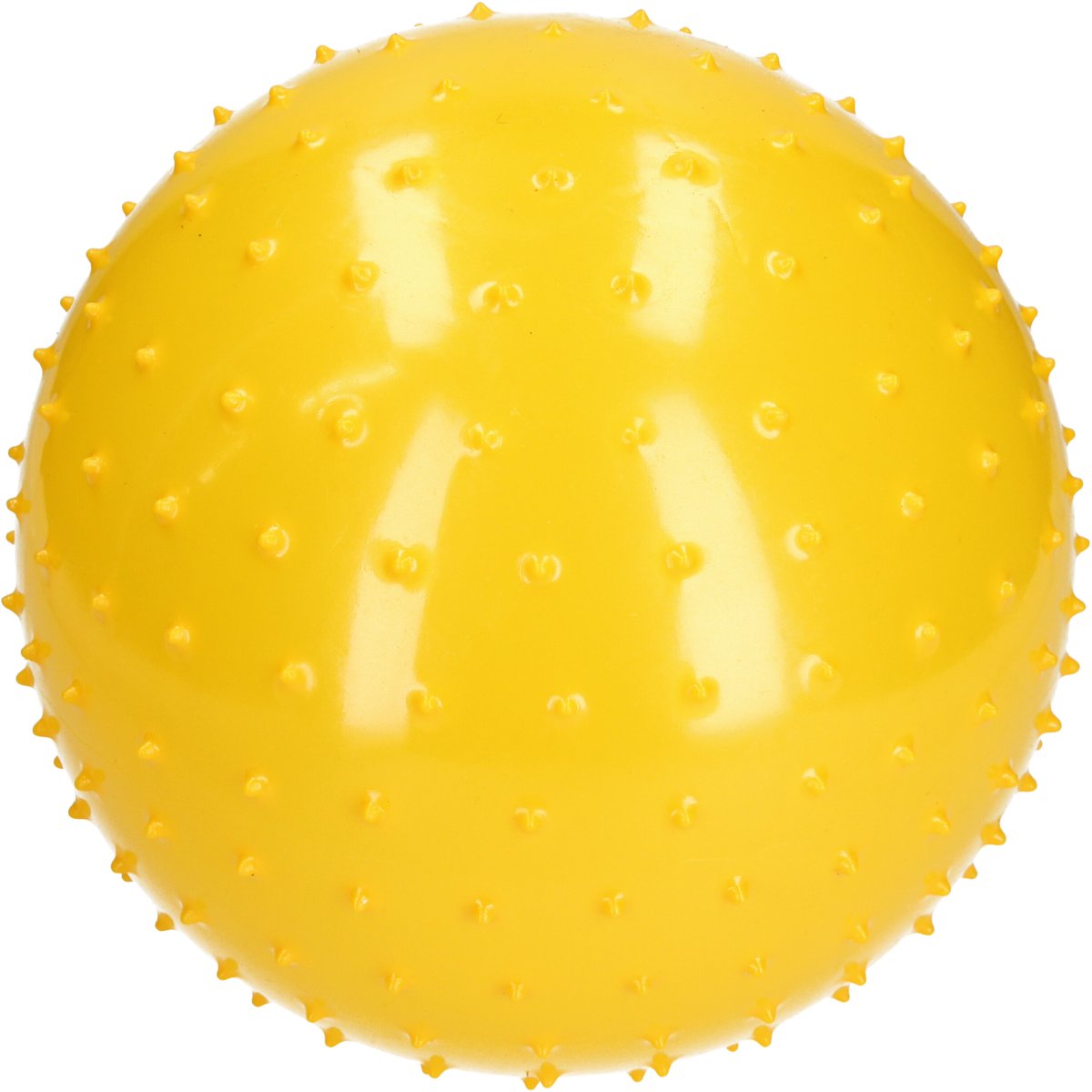 BDO Speelbal Educatief – Ideaal voor Binnen – 25cm – Groot Formaat – Geel