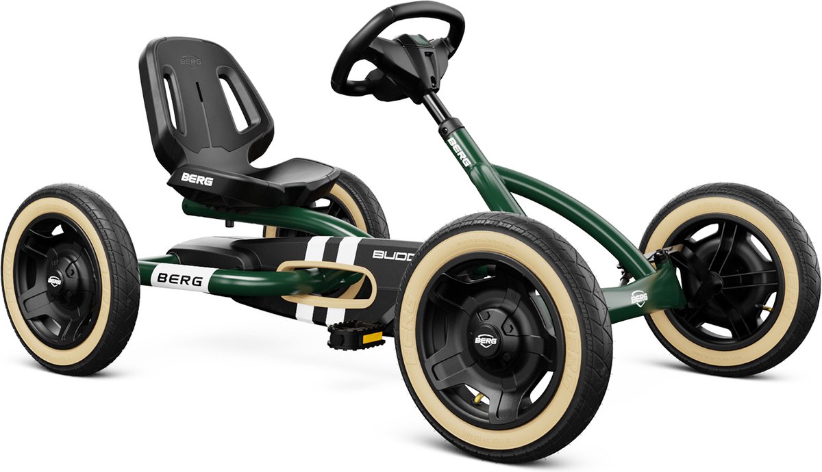   Buddy Retro Green   - 3+ Jaar - Vrijloopautomaat - Verstelbaar Zadel - Groen