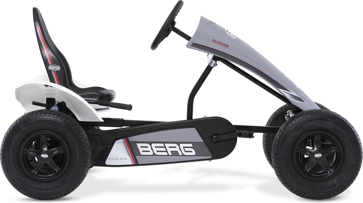 BERG Elektrische Skelter met XXL frame RACE GTS E-BFR-3 met drie versnellingen grijs vanaf 6 jaar