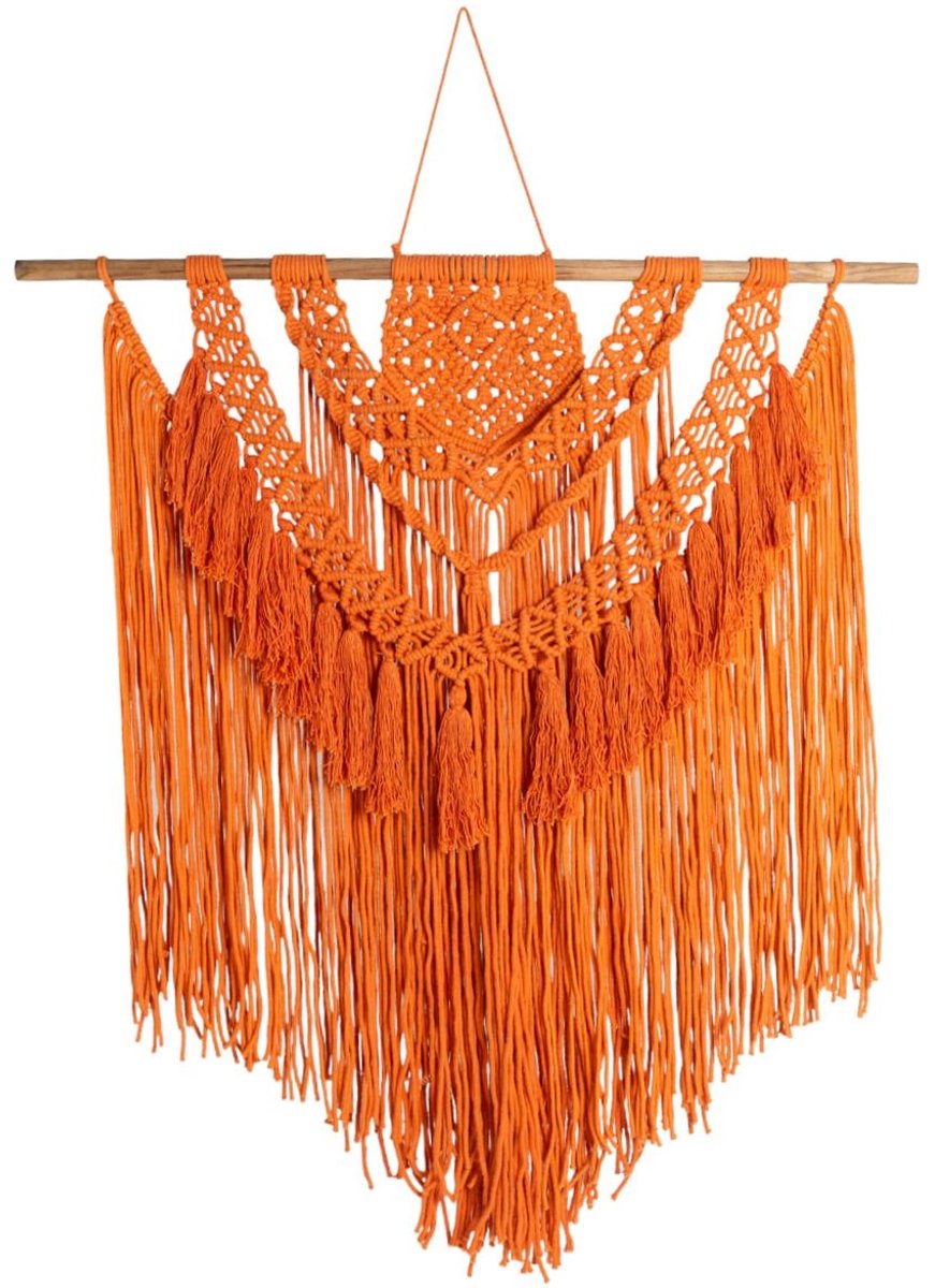 Handgemaakte Macramé Hanger Extra Groot (90 cm)
