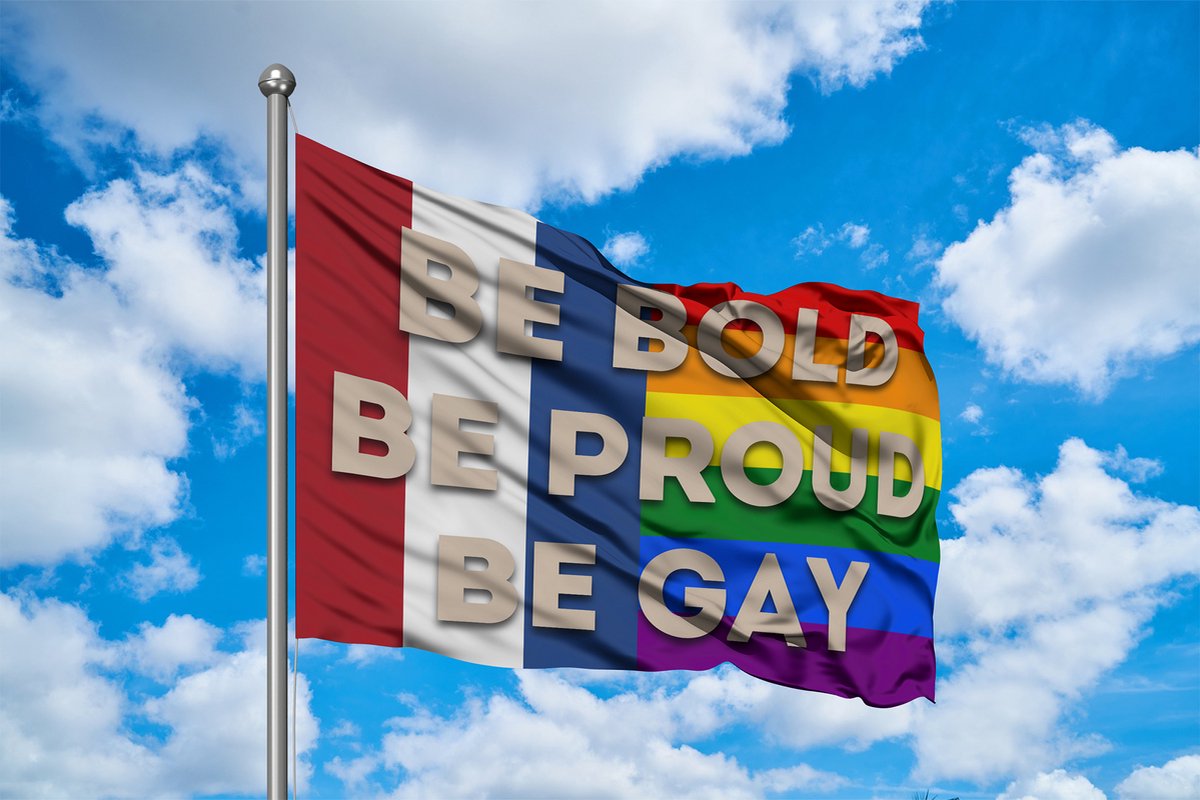 Be Bold Be Proud Be Gay Vlag - LGBTQ+ Pride Flag - 120x80cm