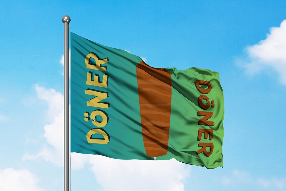 Doner Vlag - Kebab Flag - 120x80cm