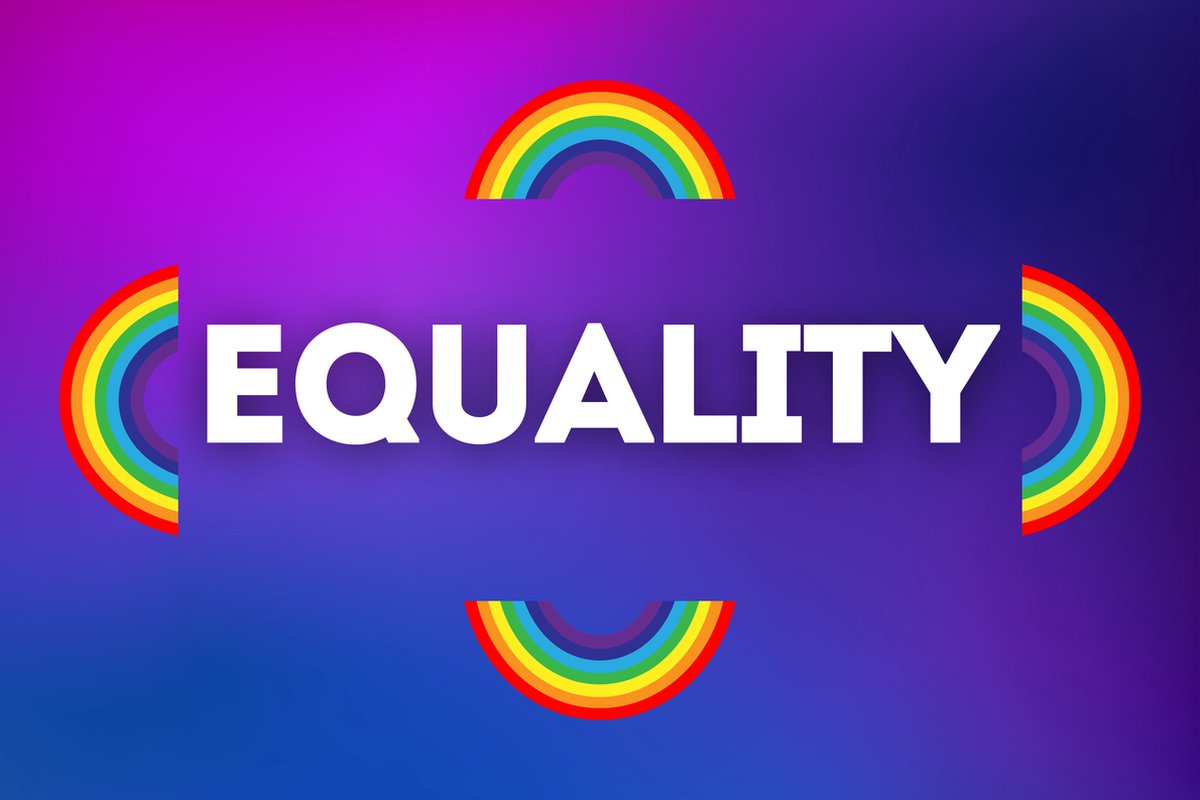 Equality LGBTQ Vlag - 225x150cm