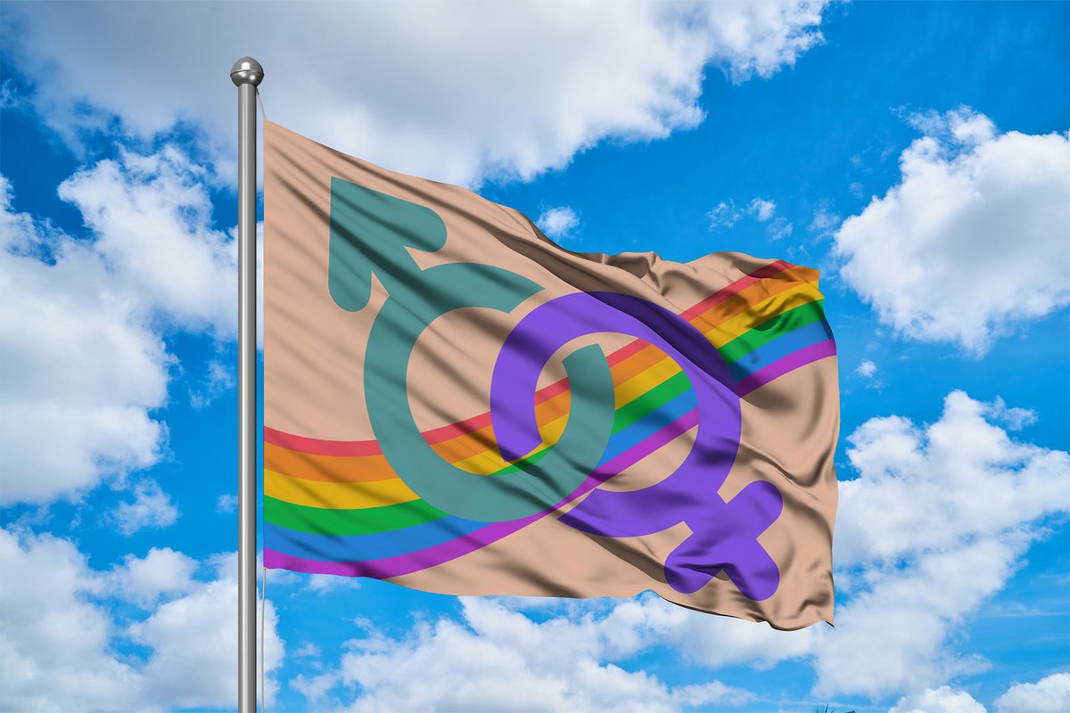 Gender Equality Regenboog Vlag - LGBTQ+ Pride Flag - 225x150cm