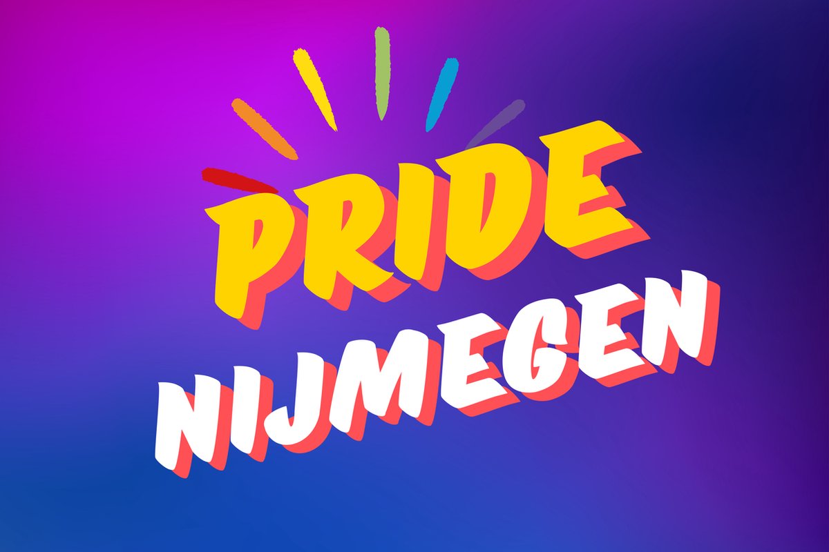 Pride Nijmegen Vlag - LGBTQ+ Pride Flag 150x100cm