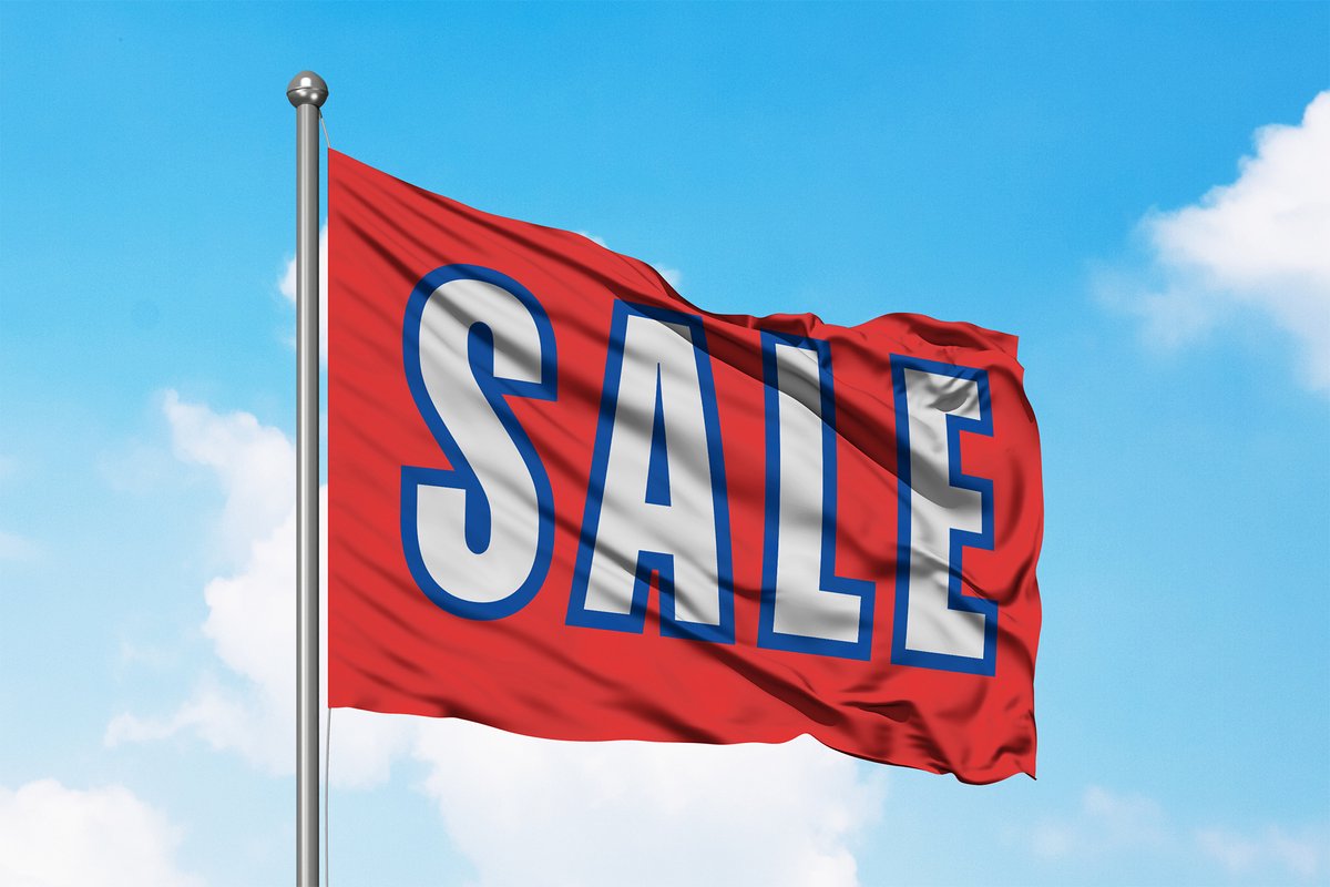 Sale Rood Vlag - 225x150cm