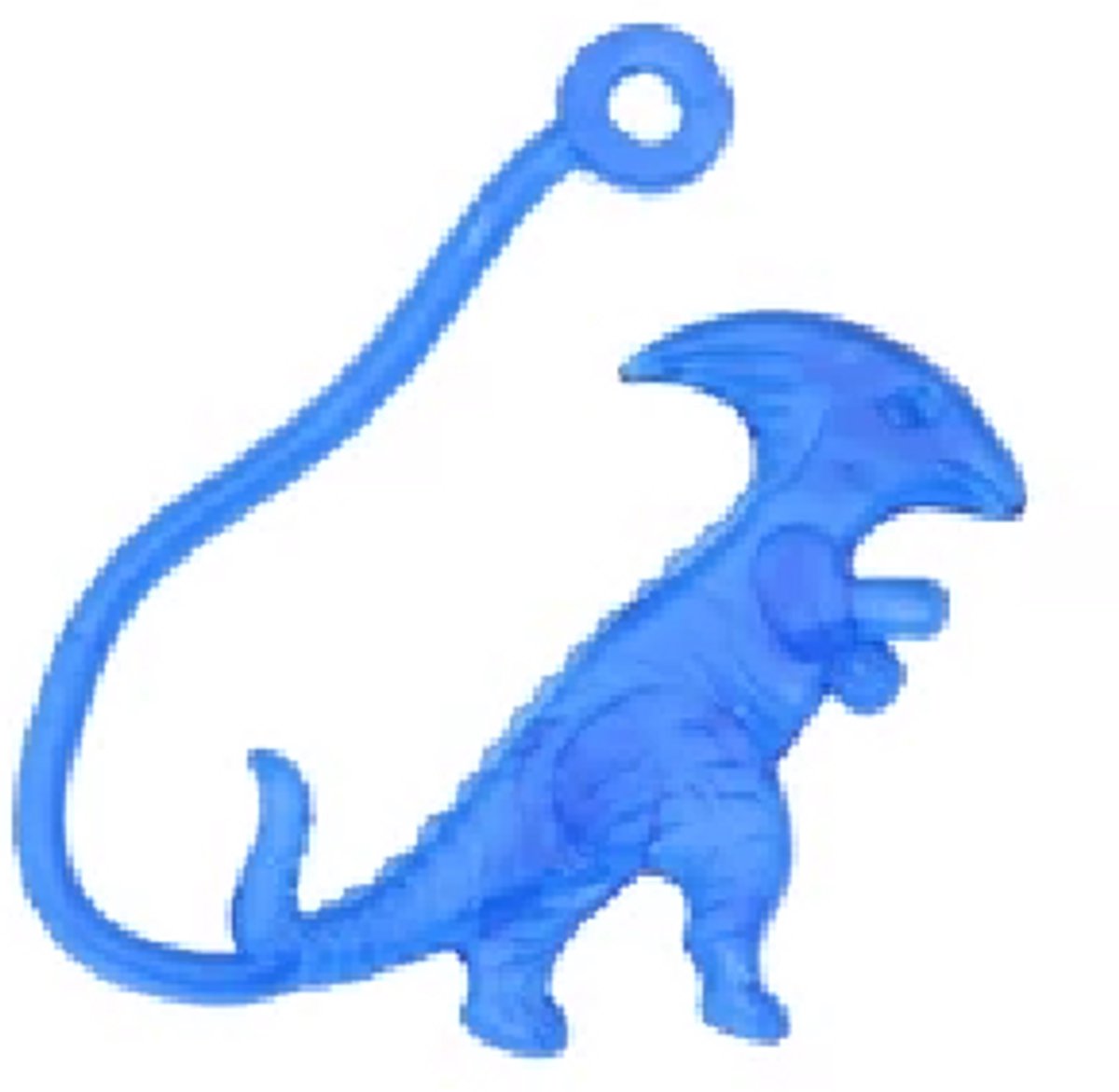 Sticky Dino Blauw – Glibberige Plakhandjes in Dinosaurus Vorm 7 cm – Nostalgisch Sticky Speelgoed & Traktatie voor Kinderen