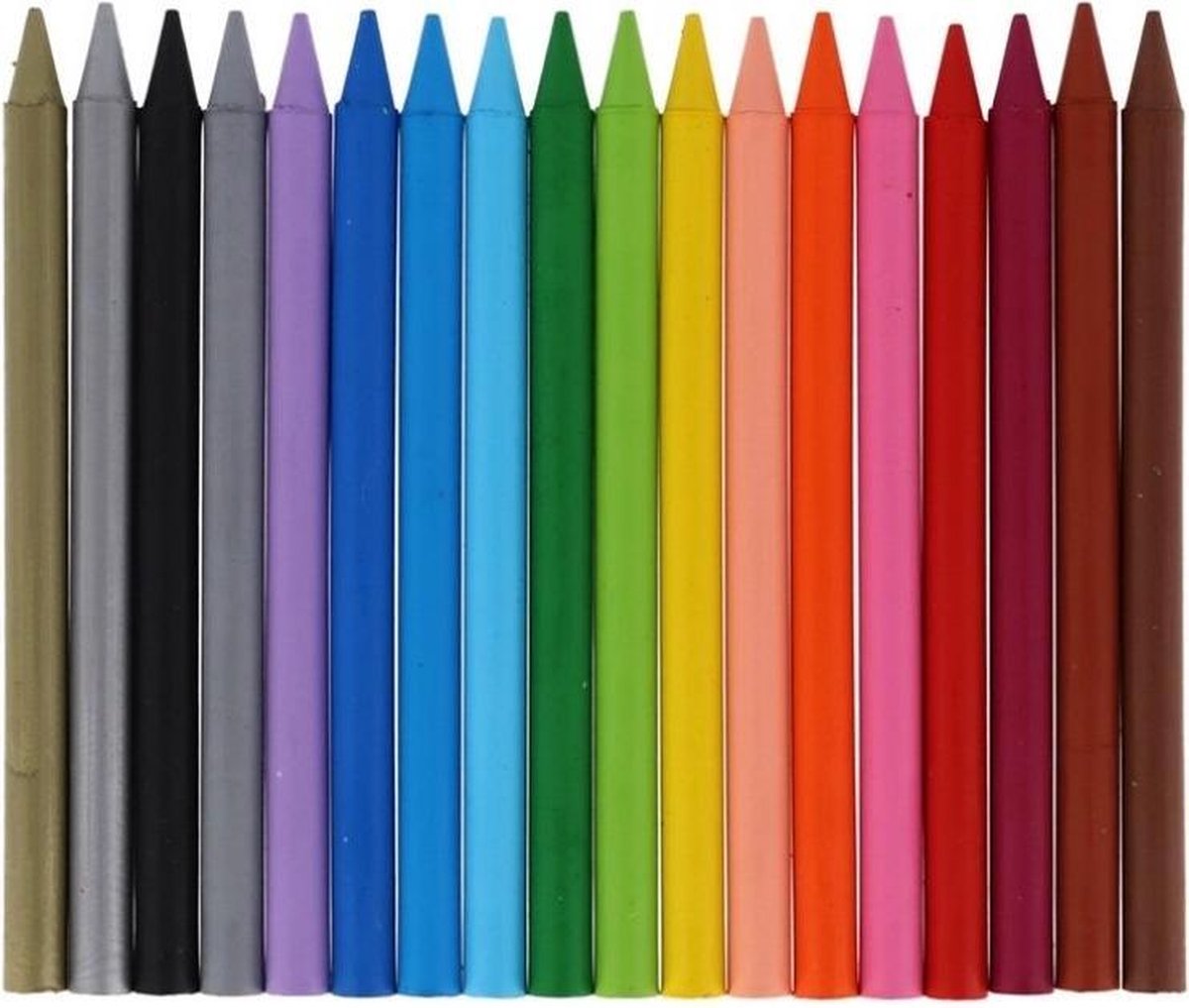 Bic Waskrijt Plastidecor Gekleurd Junior 18 Stuks