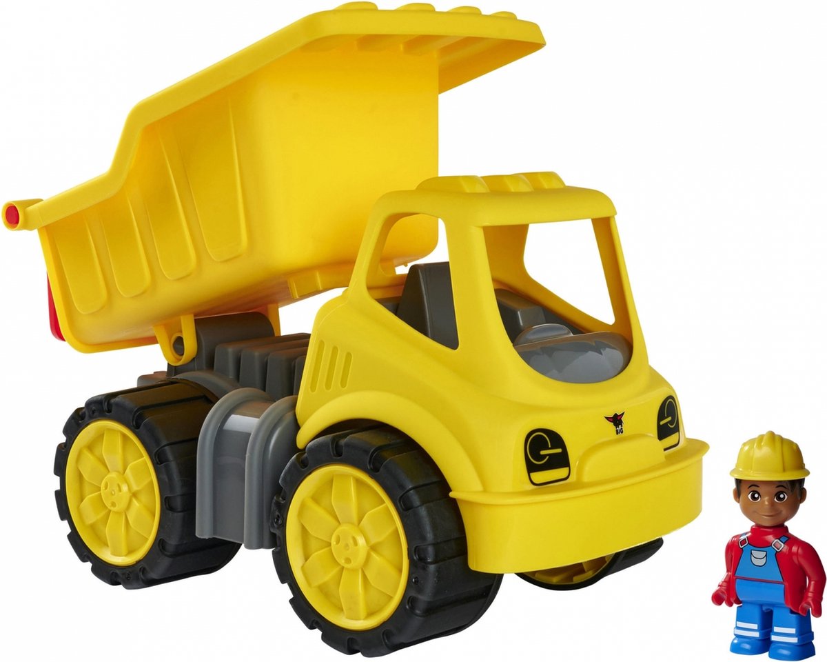 BIG Power-Worker Kiepwagen + Figuur - Zandspeelgoed