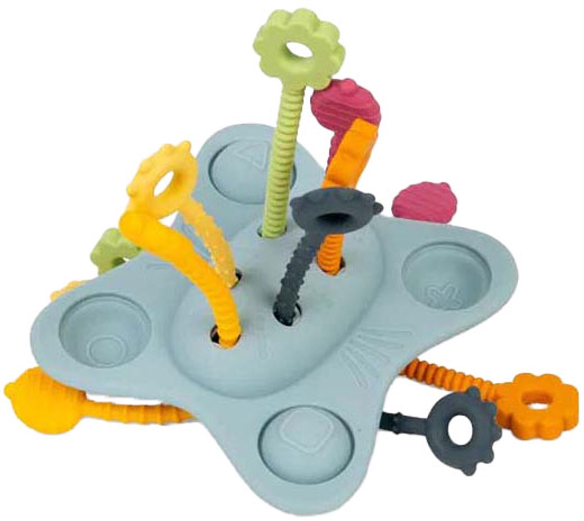 BigJigs houten trek speelgoed - duw en pop activiteitenspeelgoed.