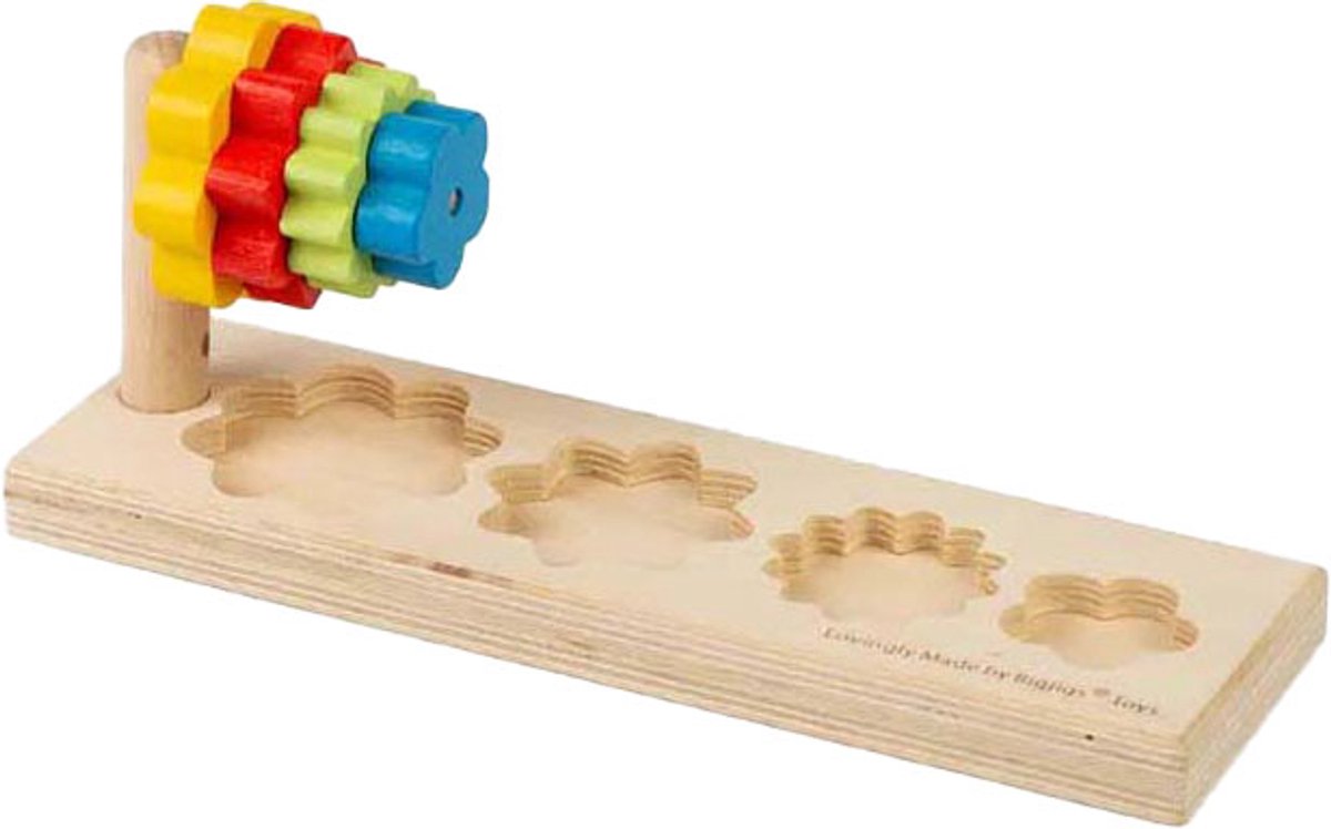 Bigjigs Bloemensorteerder, 5dlg.