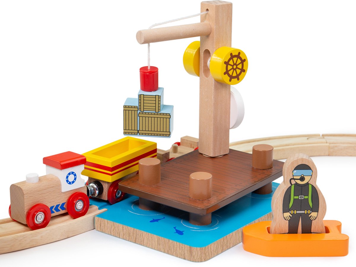 Bigjigs Crane Dock, Dingy & Diver