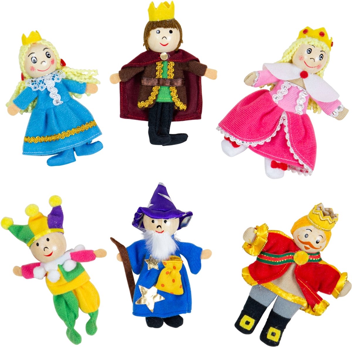 Bigjigs Finger Puppets - Royalty Set