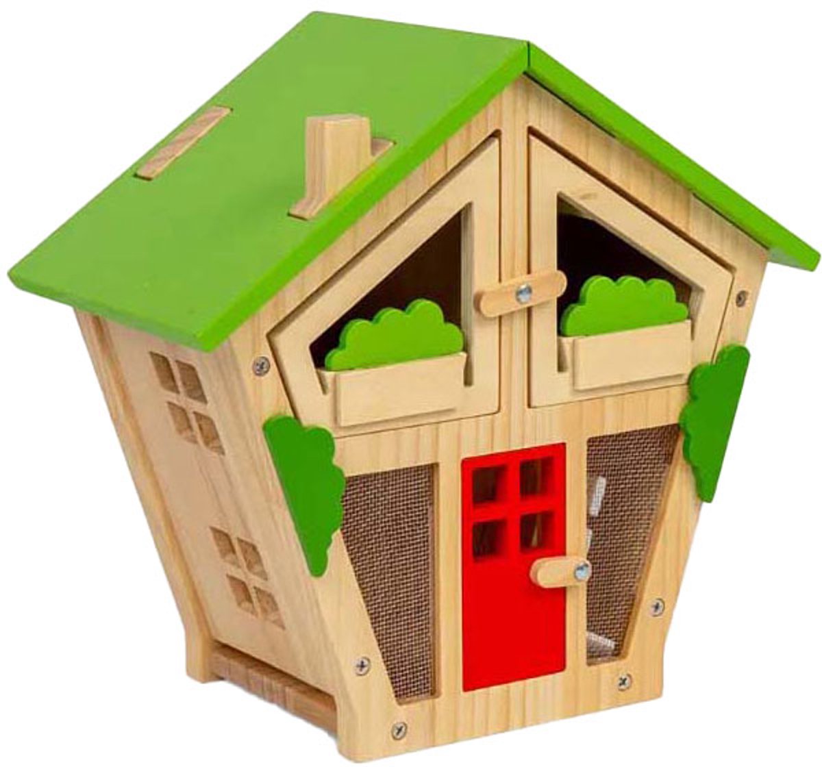 Bigjigs Houten Insectenhuisje, 7dlg.