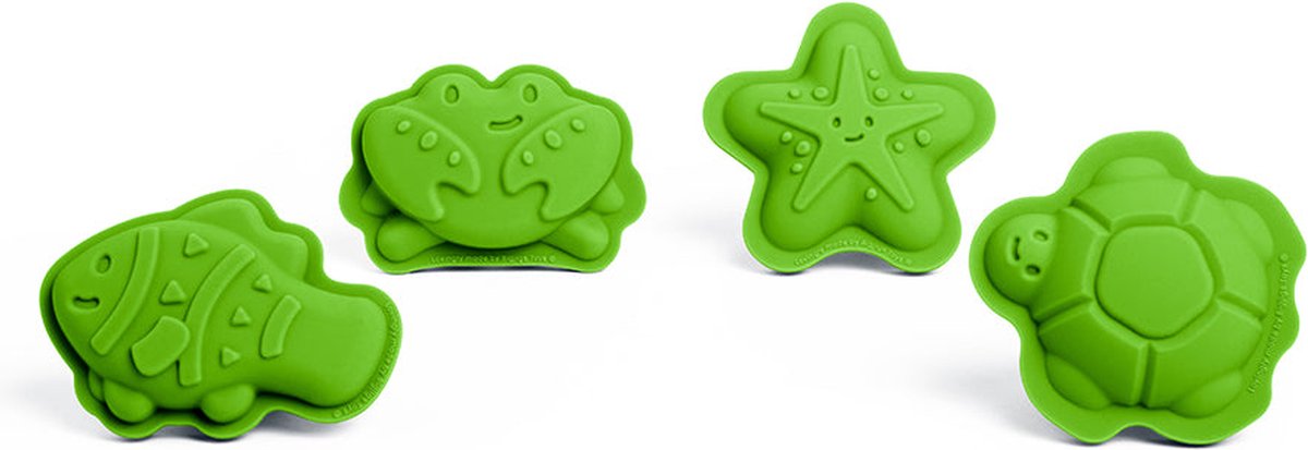 Bigjigs Meadow Green Character Sand Moulds