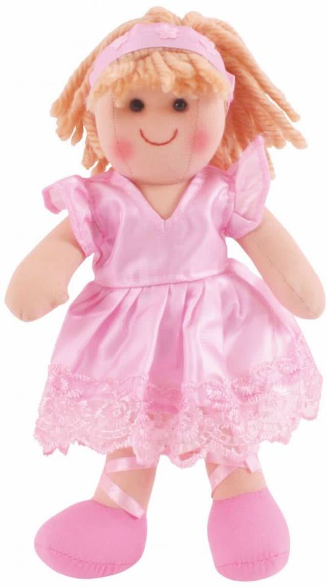 Bigjigs stoffen Pop Ballerina Lilly 28 cm