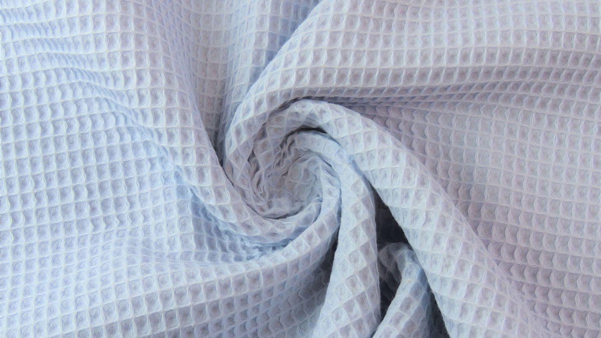 BINK Bedding Stof Katoen Wafel Lichtblauw (blue)