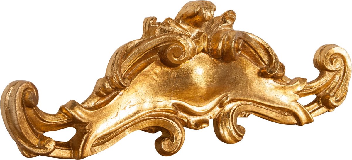 Houten deur met antiek bladgoud L57xPR6xH20 cm Made in Italy