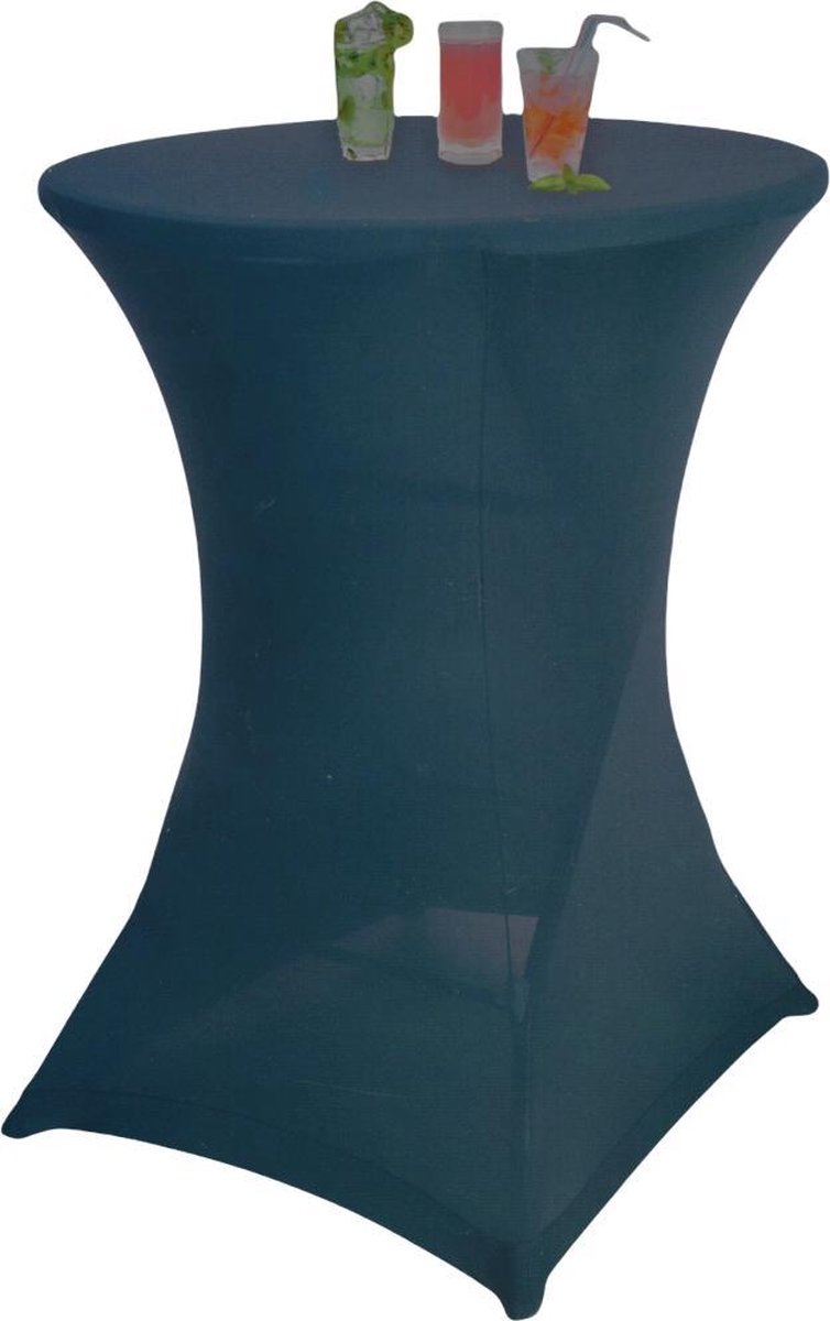 Statafelhoes - Statafelrok - Met Een Effen Donkergrijze Print Ø tot 80 cm - 110 cm hoog