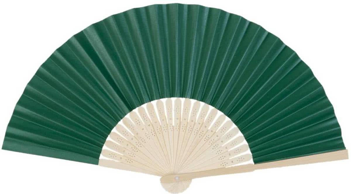 Waaier 27 cm - Donkergroen