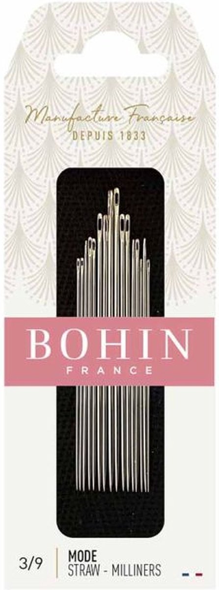 Bohin Modistennaalden assortiment nr. 3-9 - 15 stuks