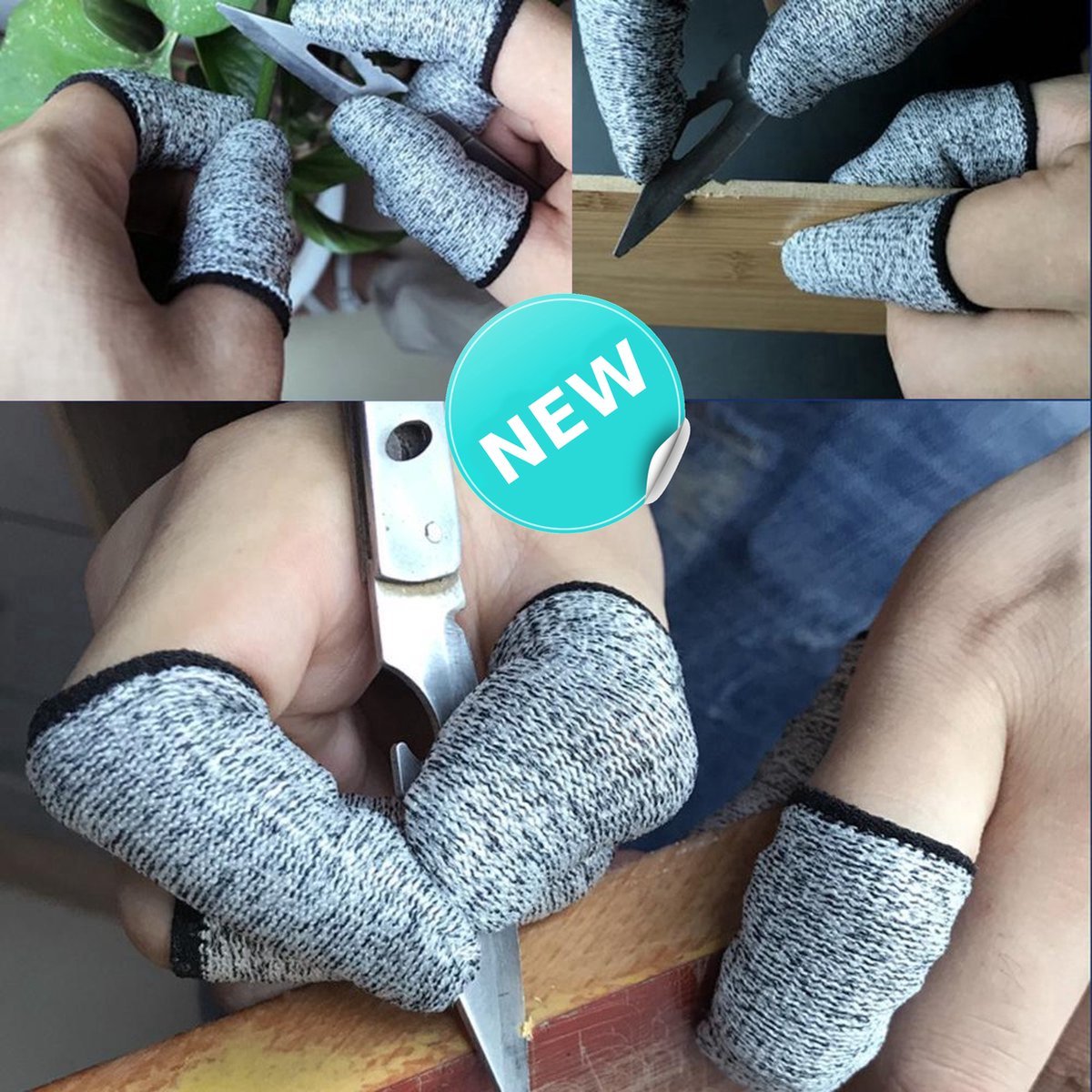 BOTC 20 Stuks Vingerbeschermers Vinger Condooms Vingerhoed Snijbestendig veiligheidstool bescherming tool