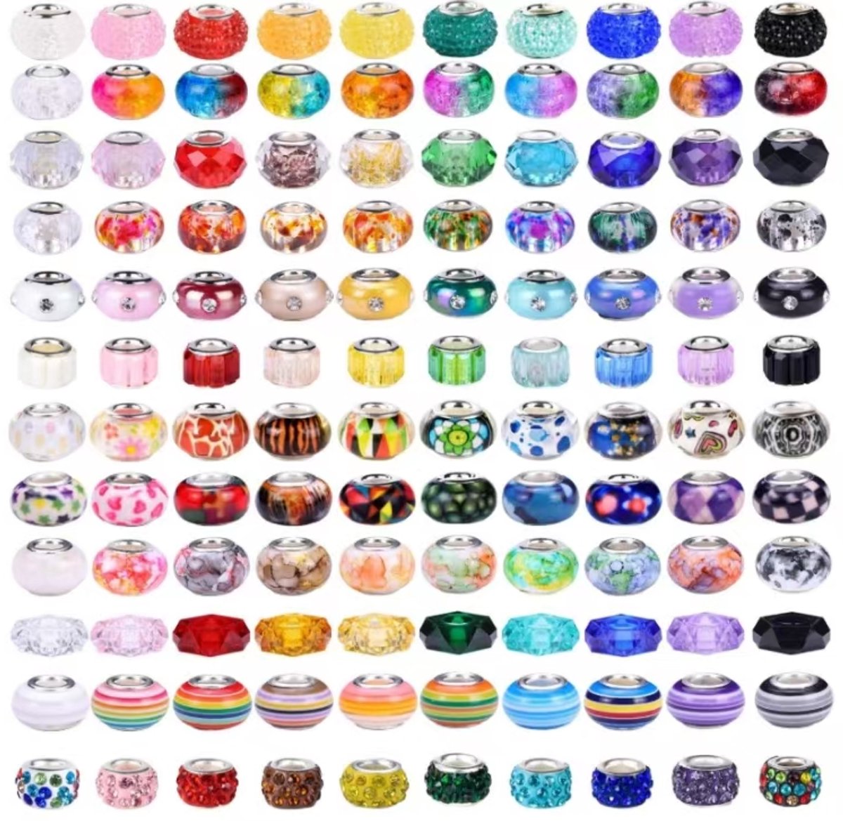 BOTC Knutselen meisjes - Armbandjes Maken Sprankelende - Sieraden Maken Pakket - Kralen Seteisjes - Mix Kleur