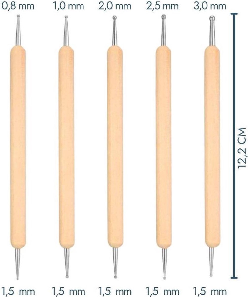 BOTC Overtrekpennen - Set van 5 - Hout
