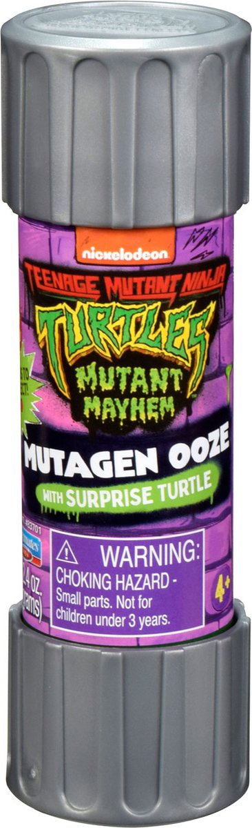 Boti Teenage Mutant Ninja Turtles Ooze slijmbus speelgoed met figuur.