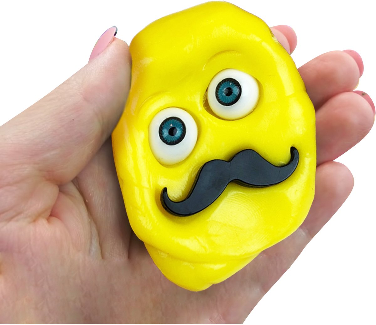 Boti putty speelgoed Doctor Squish DIY - Yellow Jenkins karakter.