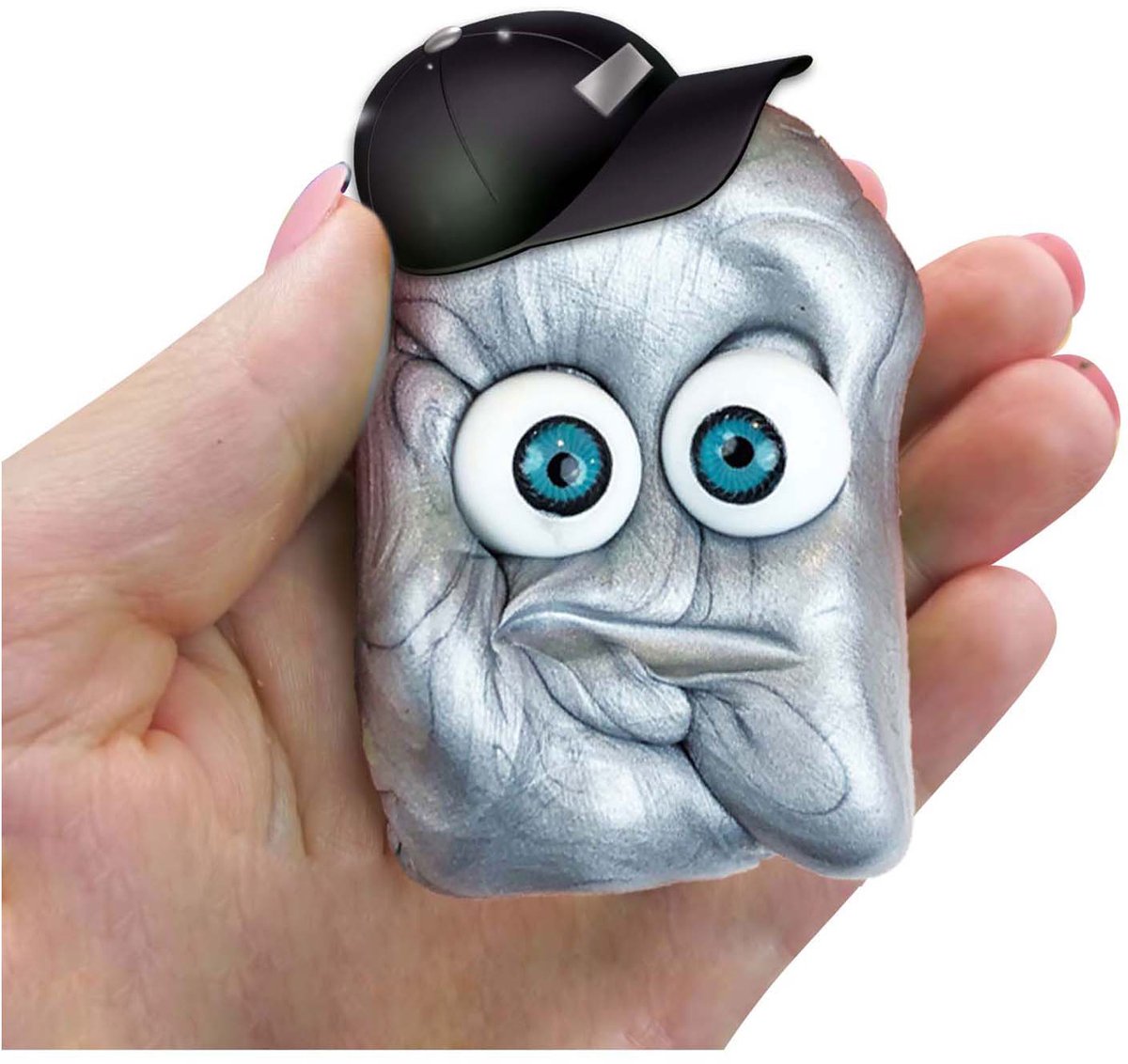 Boti squishy speelgoed Doctor Squish Putty DIY - Silver Jupiter.