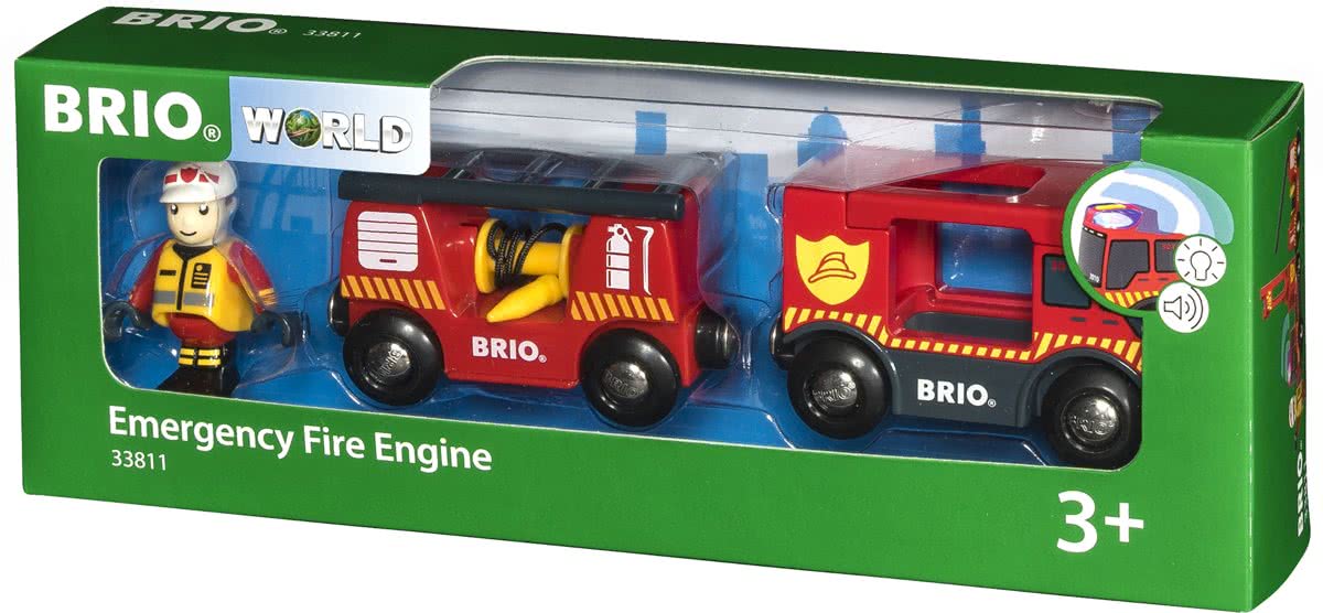 BRIO Brandweer locomotief - 33811