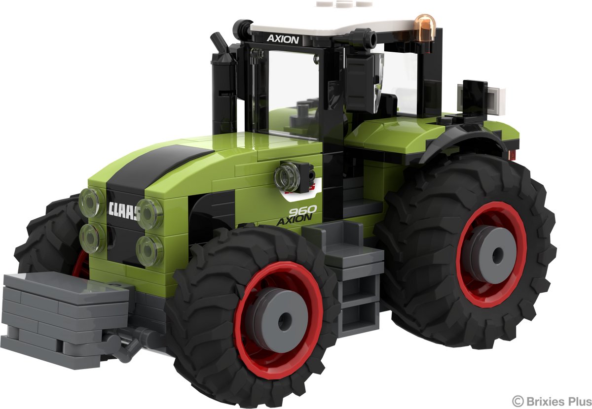 Bouwpakket Bouwstenen DIY Tractor Trekker Claas Axion 960 Brixies Plus